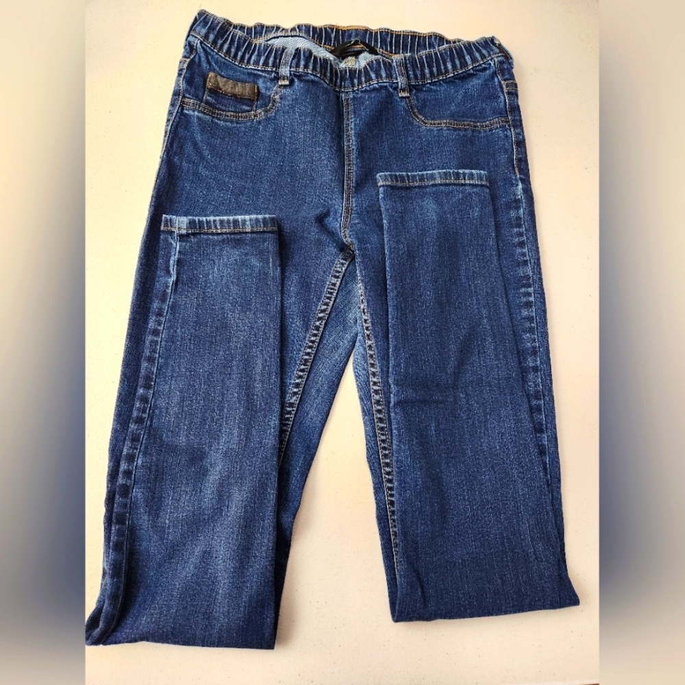 GUC H&M Elastic Waist Straight Leg Jeans Size 4